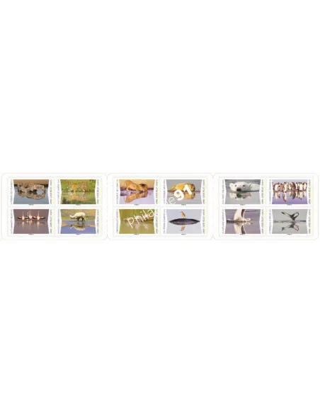 Carnet 1815, Animaux du monde, collection timbres France