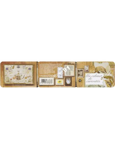 Carnet 1827, Cabinet de curiosités, collection timbres France