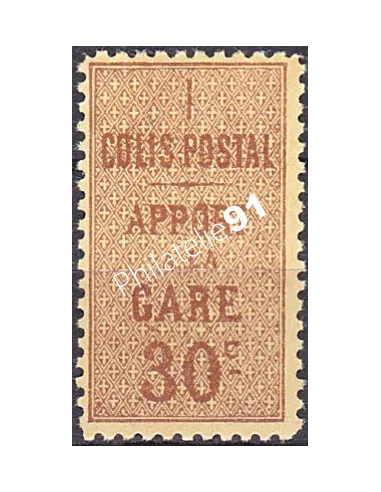 Colis Postaux n° 28, Collection timbres France