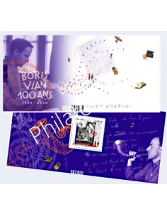 Bloc souvenir n° 165, Boris Vian,collection timbres de France