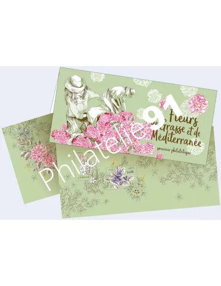 BS 168A et 168B - Souvenir Fleurs de Grasse et de Méditerranée