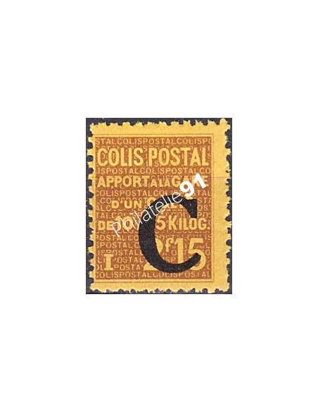 Colis Postaux n° 110, Collection timbres France
