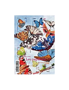 Feuille n°4498, Papillons, collection timbres France