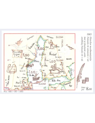 Finlande, BF n° 1, Collection timbres d'Europe