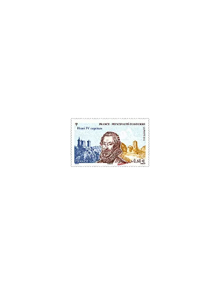 Timbre de France n° 4698 - Timbre Émission commune France/Andorre - Henri IV