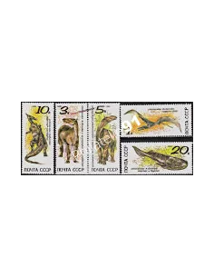 RUSSIE - n° 5780 à 5784 - Faune - Animaux préhistoriques