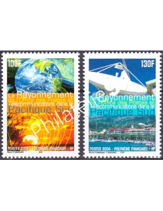 POLYNESIE n°  717 à 718, Collection timbres Dom-Tom