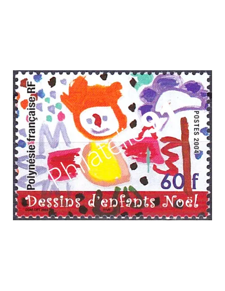 POLYNESIE n°  736, Collection timbres Dom-Tom