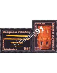 POLYNESIE n°  752 à 753, Collection timbres Dom-Tom