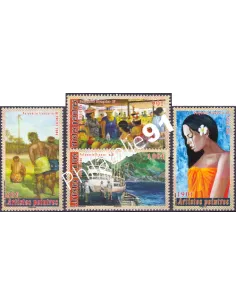 POLYNESIE n°  791 à 794, Collection timbres Dom-Tom