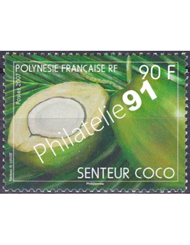 POLYNESIE n°  808, Collection timbres Dom-Tom