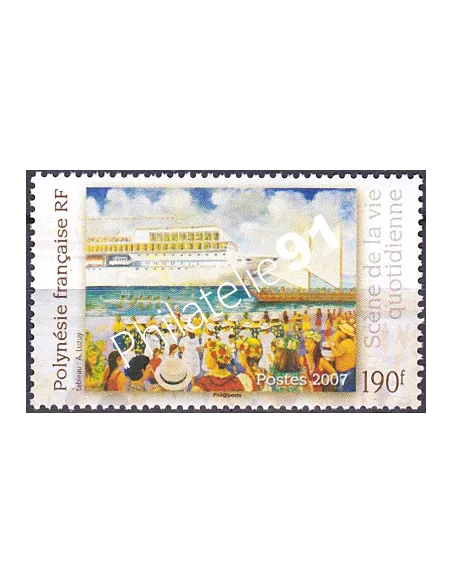 POLYNESIE n°  815, Collection timbres Dom-Tom