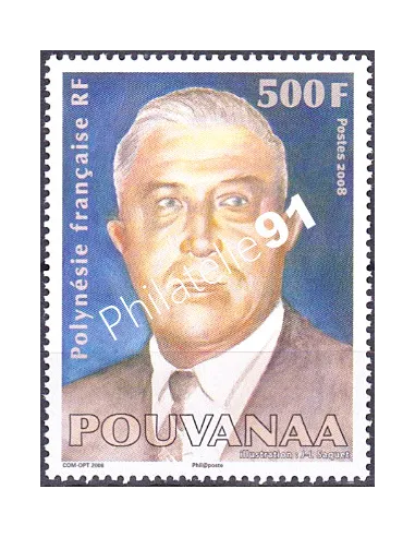 POLYNESIE n°  834, Collection timbres Dom-Tom