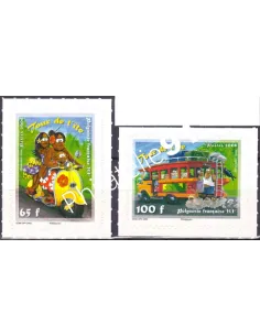 POLYNESIE n°  835 à 836, Timbres adhésifs, Collection timbres Dom-Tom