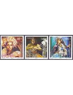 POLYNESIE n°  837 à 839, Collection timbres Dom-Tom