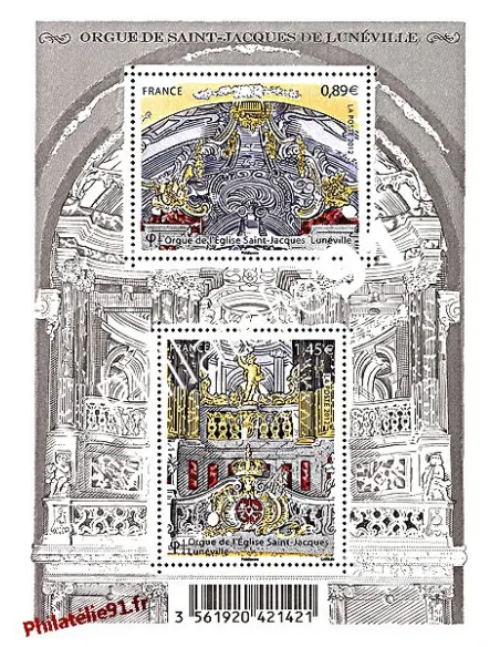 Feuille n° 4708 : Orgue de St Jacques de Lunéville