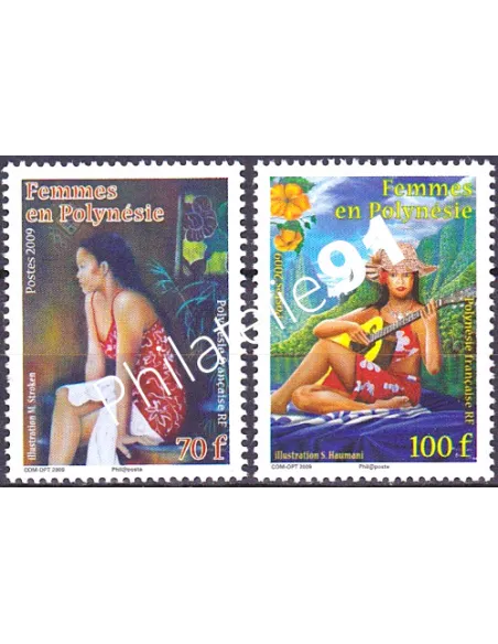 POLYNESIE n°  865 à 866, Collection timbres Dom-Tom