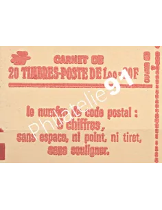 Carnet n° 1973-C1, Type Sabine, Collection timbre France