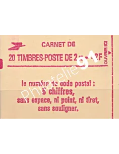 Carnet n° 2319-C4, Type Liberté, Collection timbre France