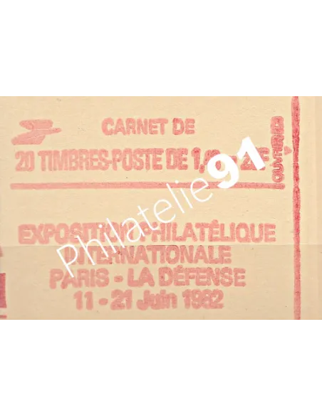 Carnet n° 2154-C1, Type Sabine, Collection timbre France