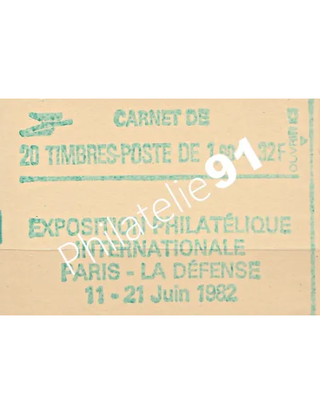 Carnet n° 2155-C4, Type Sabine, Collection timbre France