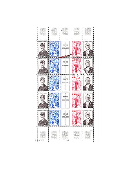 n° 1698A F - Thématique: Général de Gaulle