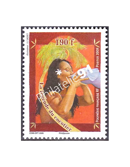 POLYNESIE n°  897, Collection timbres Dom-Tom