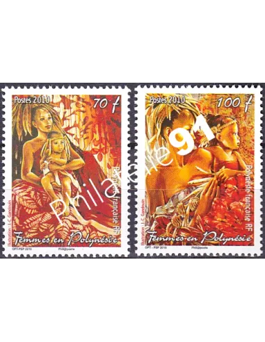 POLYNESIE n°  900 à 901, Collection timbres Dom-Tom