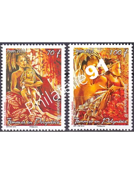 POLYNESIE n°  900 à 901, Collection timbres Dom-Tom