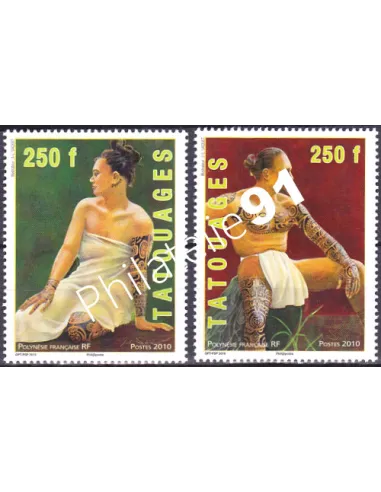 POLYNESIE n°  902 à 903, Collection timbres Dom-Tom