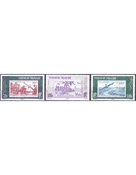 POLYNESIE n°  931 à 933, Collection timbres Dom-Tom