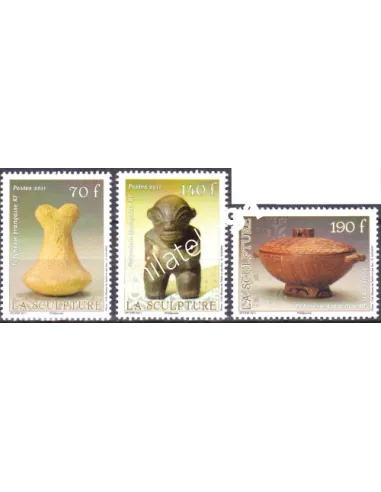 POLYNESIE n°  953 à 955, Collection timbres Dom-Tom