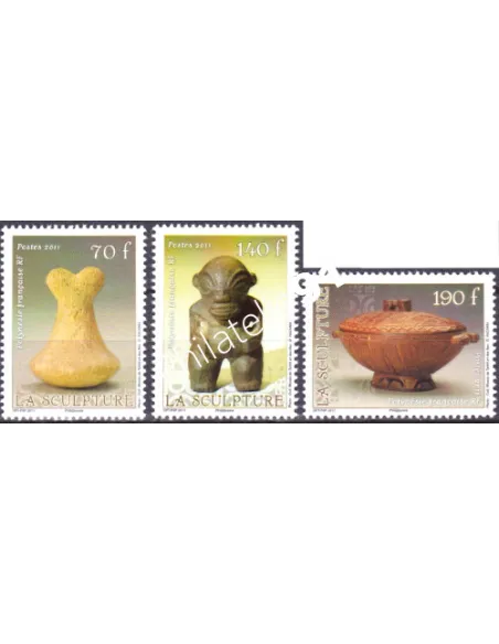 POLYNESIE n°  953 à 955, Collection timbres Dom-Tom