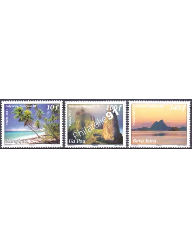POLYNESIE n°  957 à 959, Collection timbres Dom-Tom