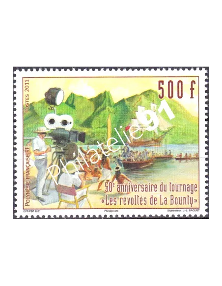 POLYNESIE n°  972, Collection timbres Dom-Tom