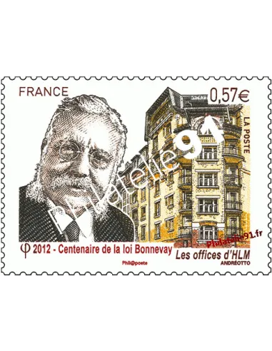 Timbre de France n° 4710 - Timbre centenaire de la Loi Bonnevay.