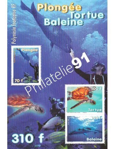 Polynésie, Bloc-Feuillet n° 35, Collection timbre DOM-TOM