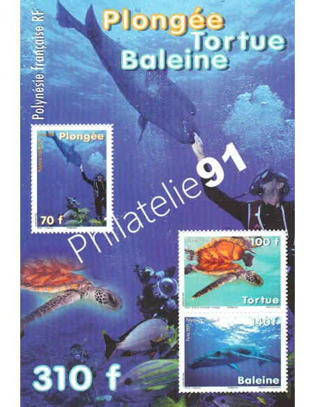 Polynésie, Bloc-Feuillet n° 35, Collection timbre DOM-TOM