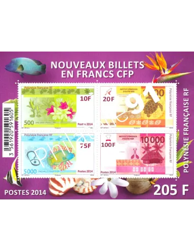 Polynésie, Bloc-Feuillet n° 40, Collection timbre DOM-TOM