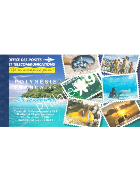 POLYNESIE, Carnet n° 536, Collection timbres Dom-Tom