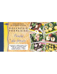 POLYNESIE, Carnet n° 590-1, Collection timbres Dom-Tom