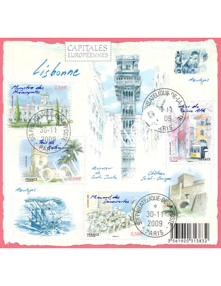 Feuille n° 4402 Oblitérée, Collection timbres France