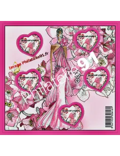 Bloc Feuillet n° 127, Coeur Ungaro 2009, collection timbres France