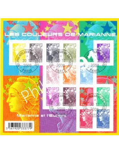 Feuille n° 4409 Oblitérée, Collection timbres France