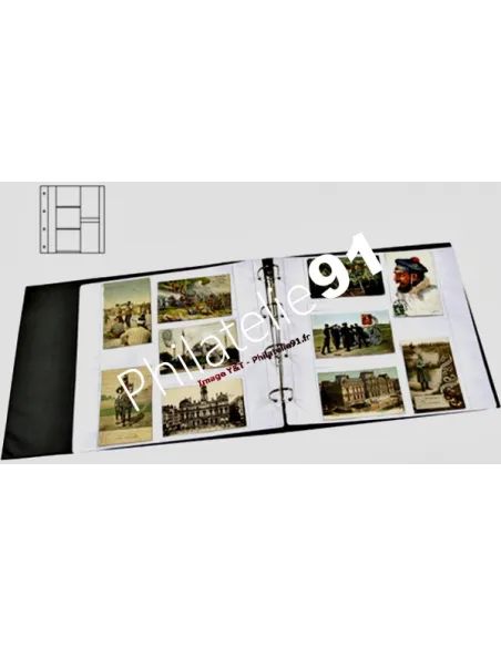 Yvert et Tellier, Recharge pour album luxe,Matériel cartes postales