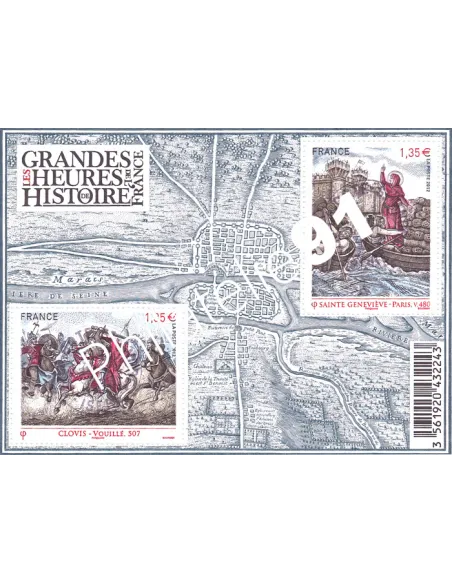 Feuille n° 4704 Oblitérée, Collection timbres France