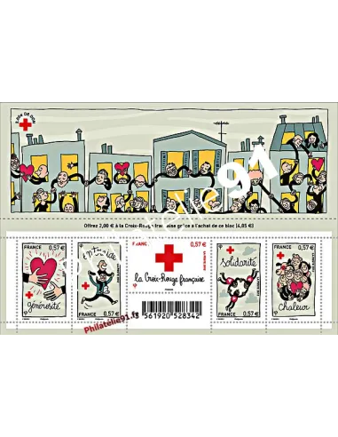 Timbres de France - Bloc Croix-Rouge française 2012