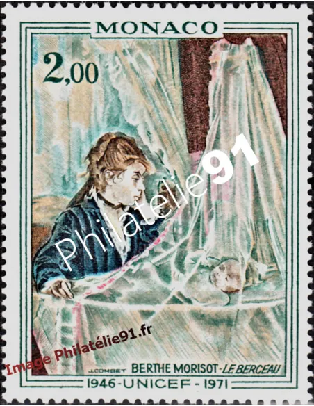 MONACO - n°  877** - Le Berceau de Berthe Morisot