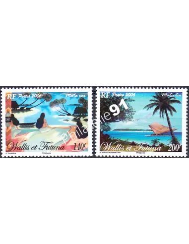 WALLIS ET FUTUNA,n° 658 à 659, collection timbres Dom-Tom