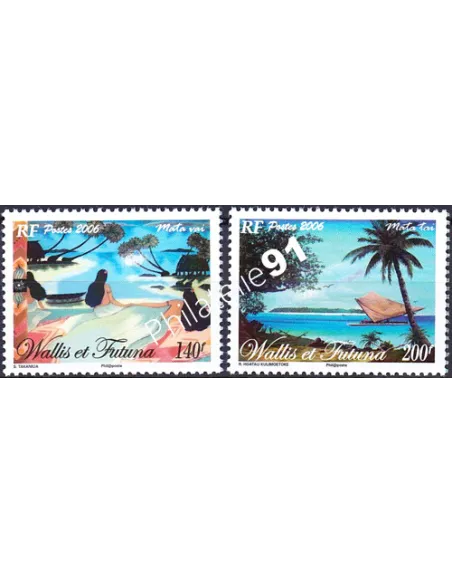 WALLIS ET FUTUNA,n° 658 à 659, collection timbres Dom-Tom